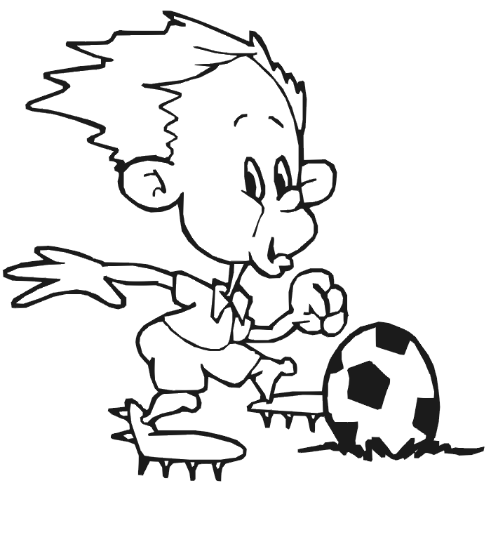 soccer coloring pages free to print Coloring4free