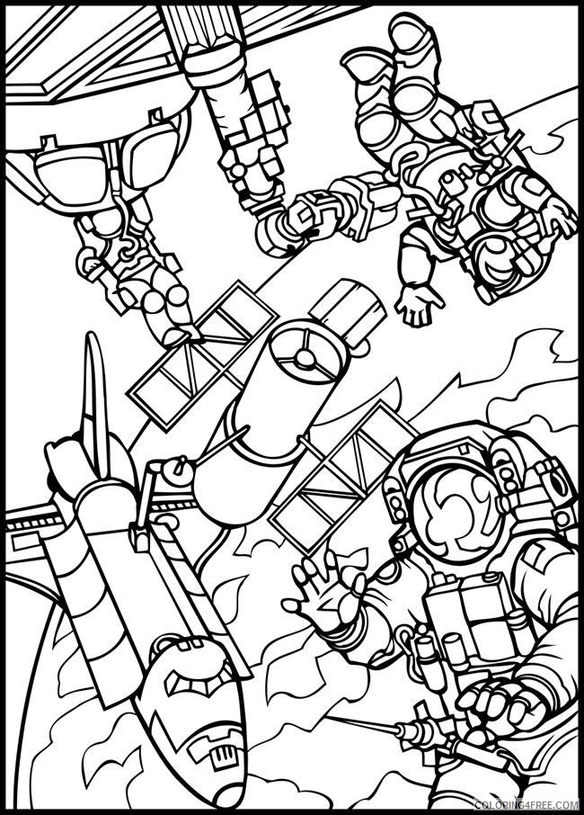 space coloring pages space missions for adults Coloring4free
