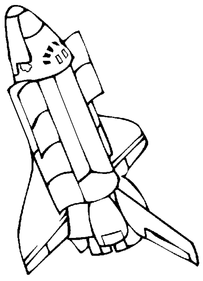 space coloring pages space shuttle Coloring4free