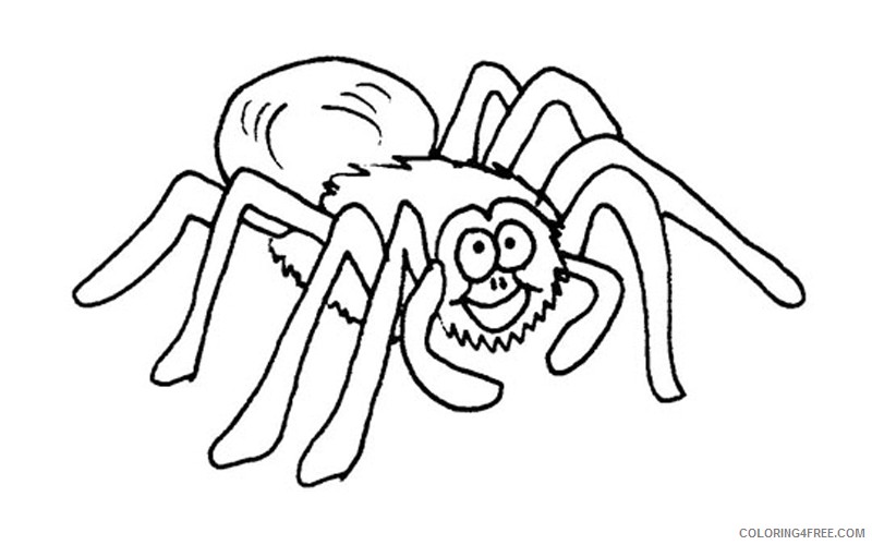 spider coloring pages printable for kids Coloring4free