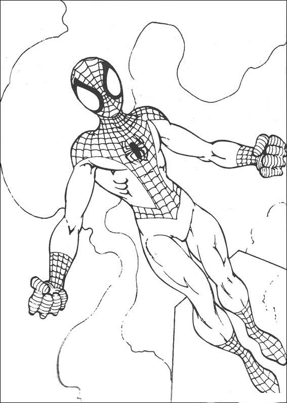 spiderman coloring pages for kids printable Coloring4free
