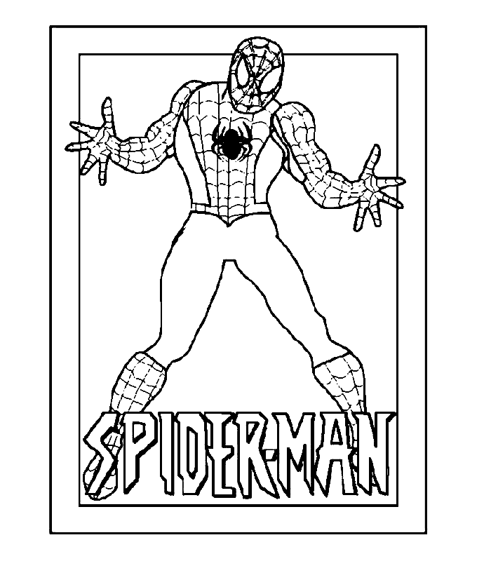 spiderman coloring pages marvel Coloring4free