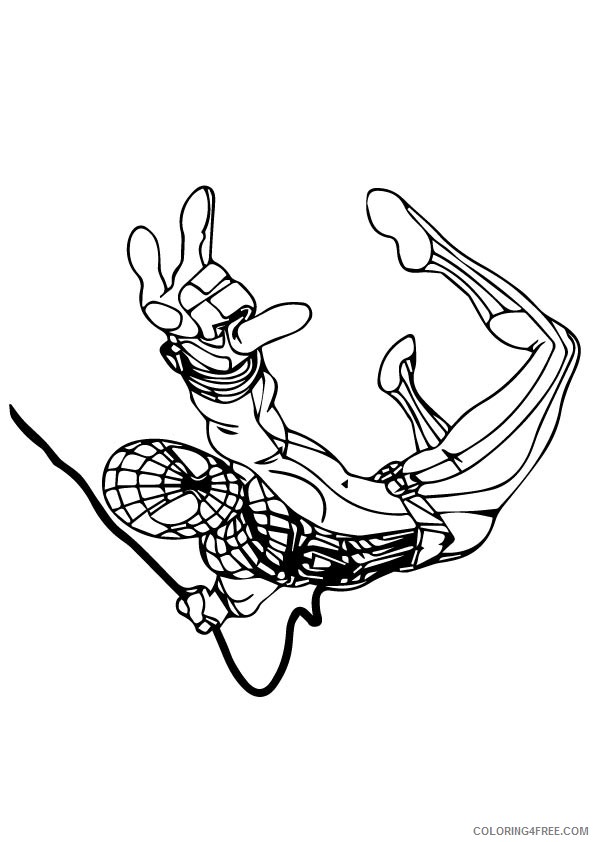spiderman coloring pages printable Coloring4free