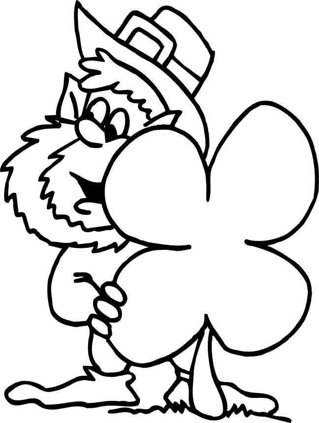 st patricks day coloring pages printable free Coloring4free