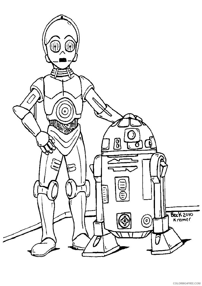 star wars coloring pages printable Coloring4free