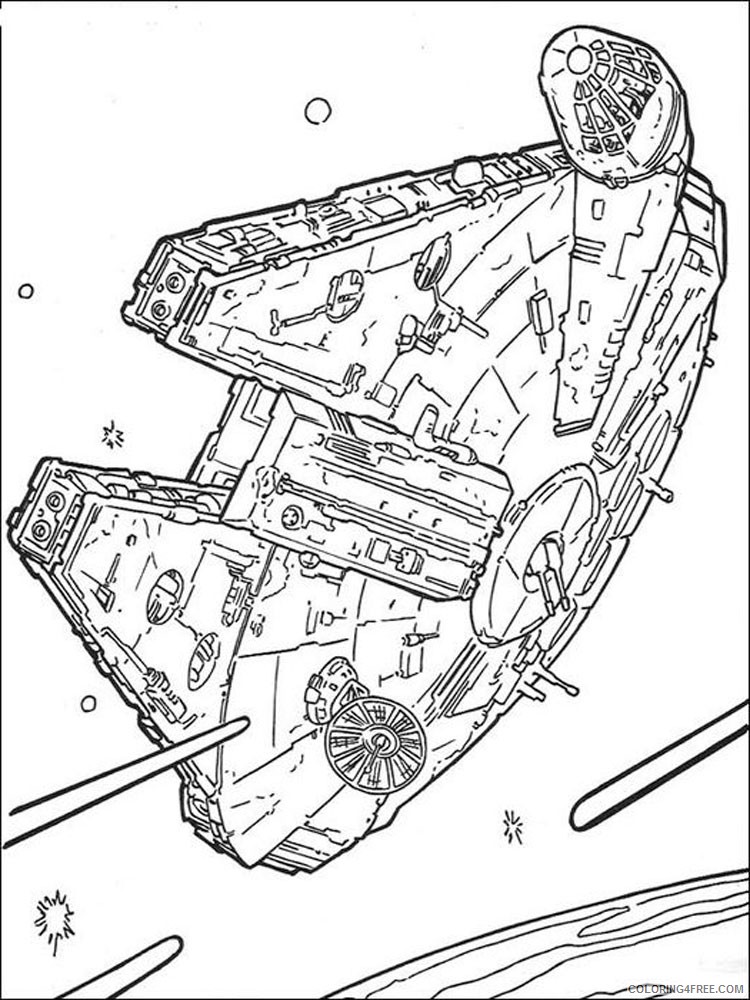 star wars coloring pages spaceship Coloring4free