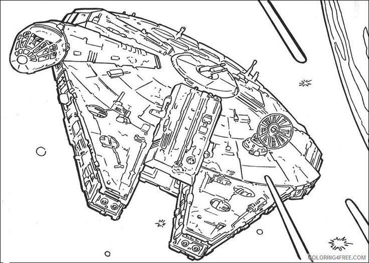 star wars spaceship coloring pages Coloring4free