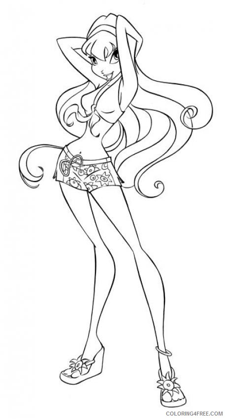 stella winx club coloring pages Coloring4free