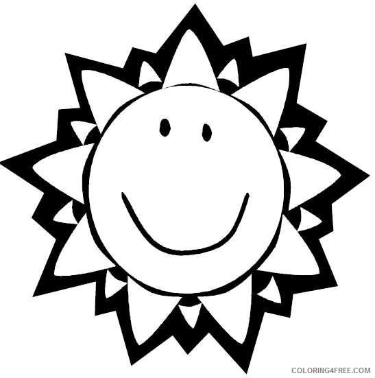 sun coloring pages for children Coloring4free
