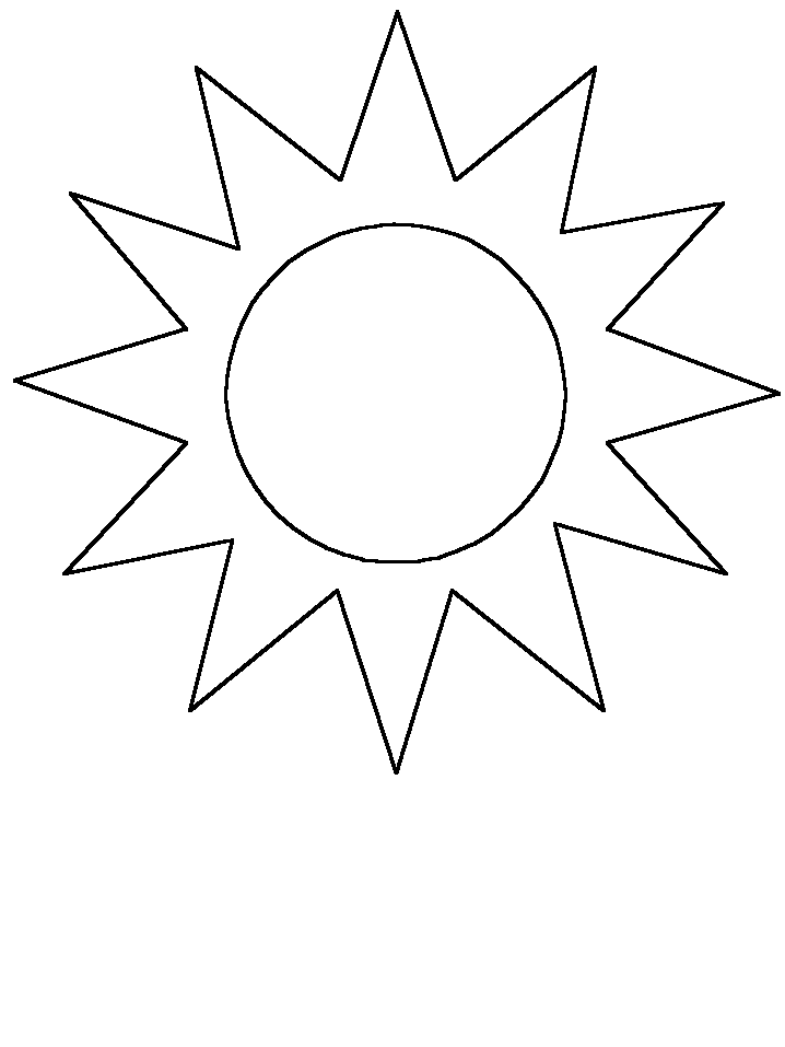 sun coloring pages to print Coloring4free