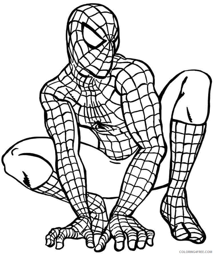 superhero coloring pages to print Coloring4free