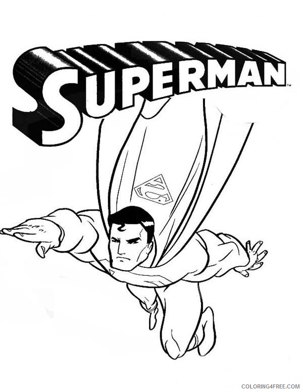 superman coloring pages printable Coloring4free