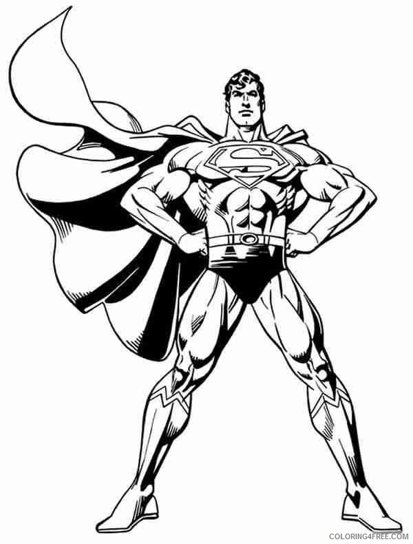 superman coloring pages superhero Coloring4free