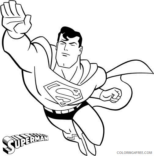 superman coloring pages to print Coloring4free