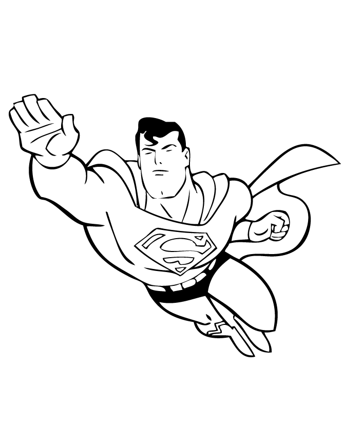 superman in action coloring pages Coloring4free