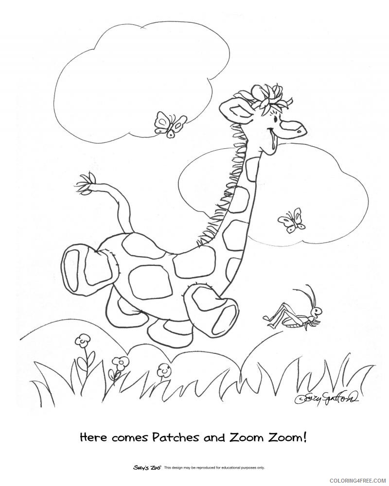 suzys zoo coloring pages for kids Coloring4free