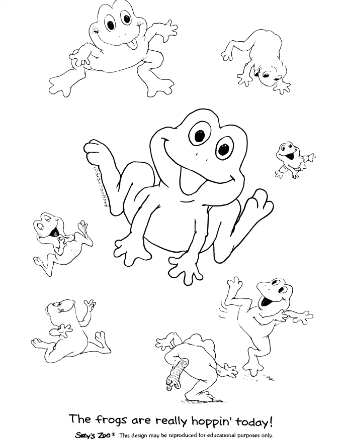 suzys zoo coloring pages frog Coloring4free