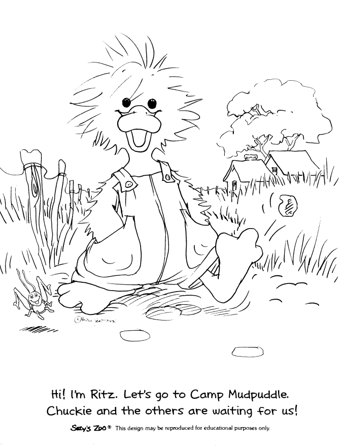 suzys zoo coloring pages ritz Coloring4free