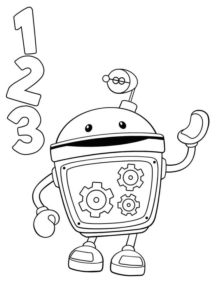team umizoomi coloring pages for kids Coloring4free