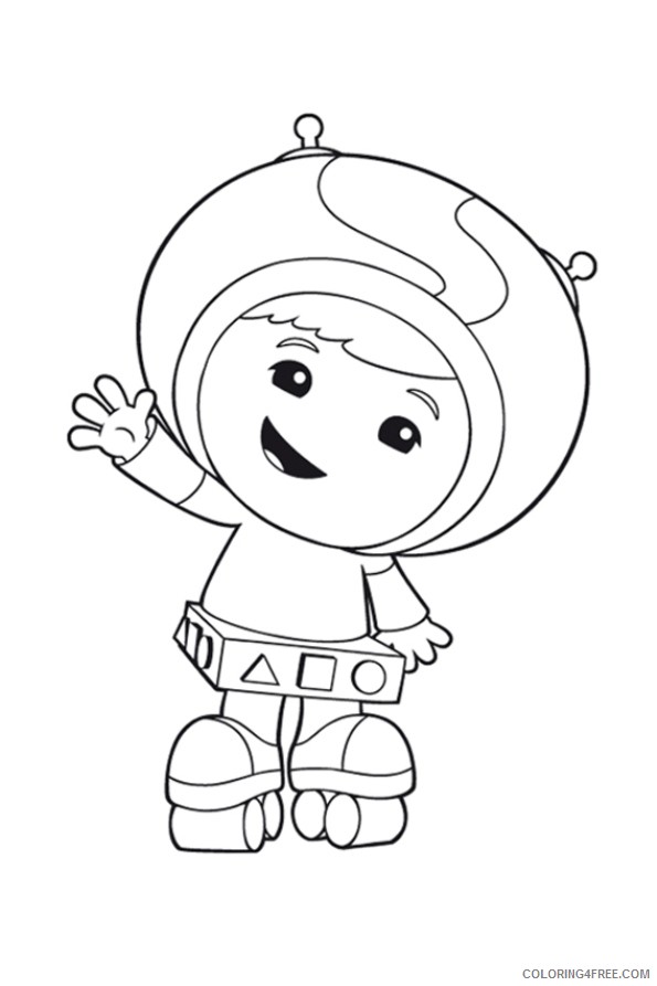 team umizoomi coloring pages geo Coloring4free
