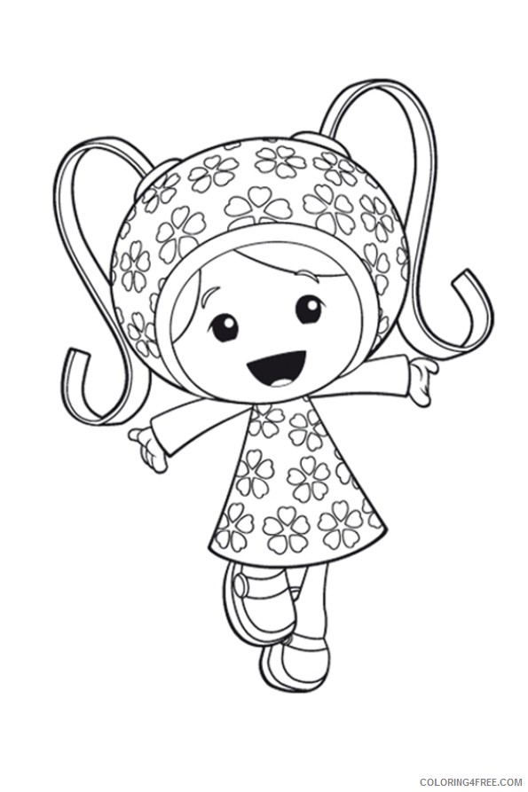 team umizoomi coloring pages milli Coloring4free