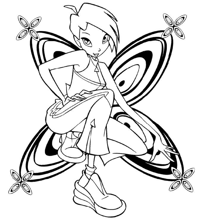 tecna winx club coloring pages Coloring4free