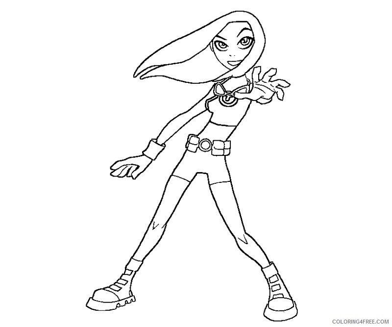 teen titans coloring pages terra Coloring4free