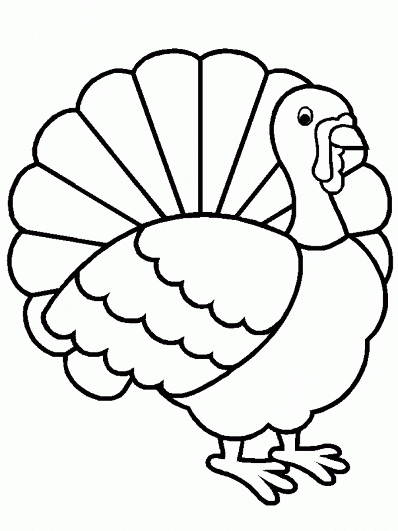thanksgiving coloring pages for preschooler Coloring4free