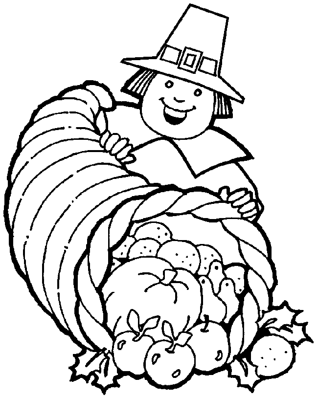 thanksgiving coloring pages happy people Coloring4free
