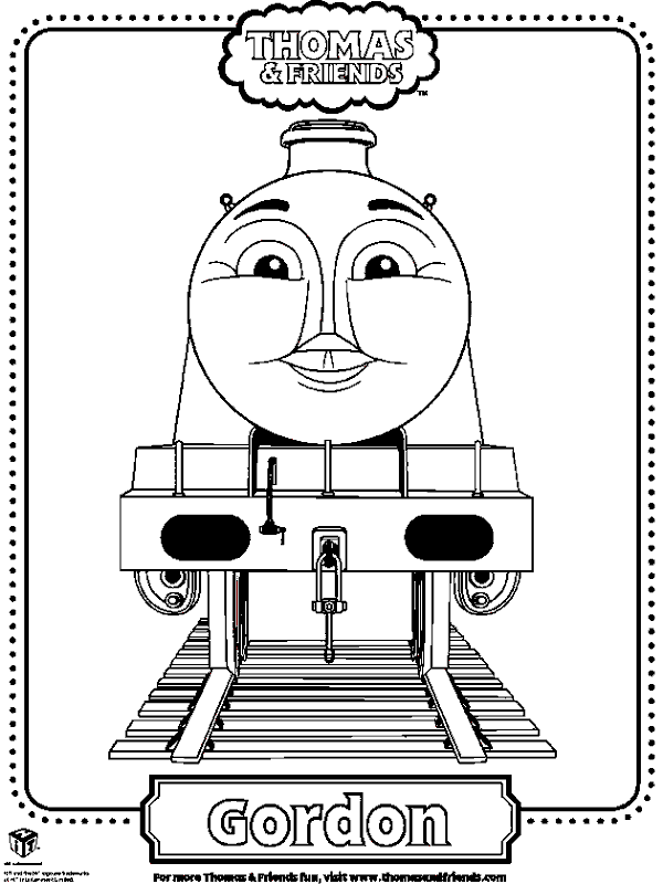 thomas and friends coloring pages gordon Coloring4free