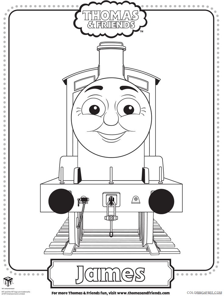 thomas and friends coloring pages james Coloring4free