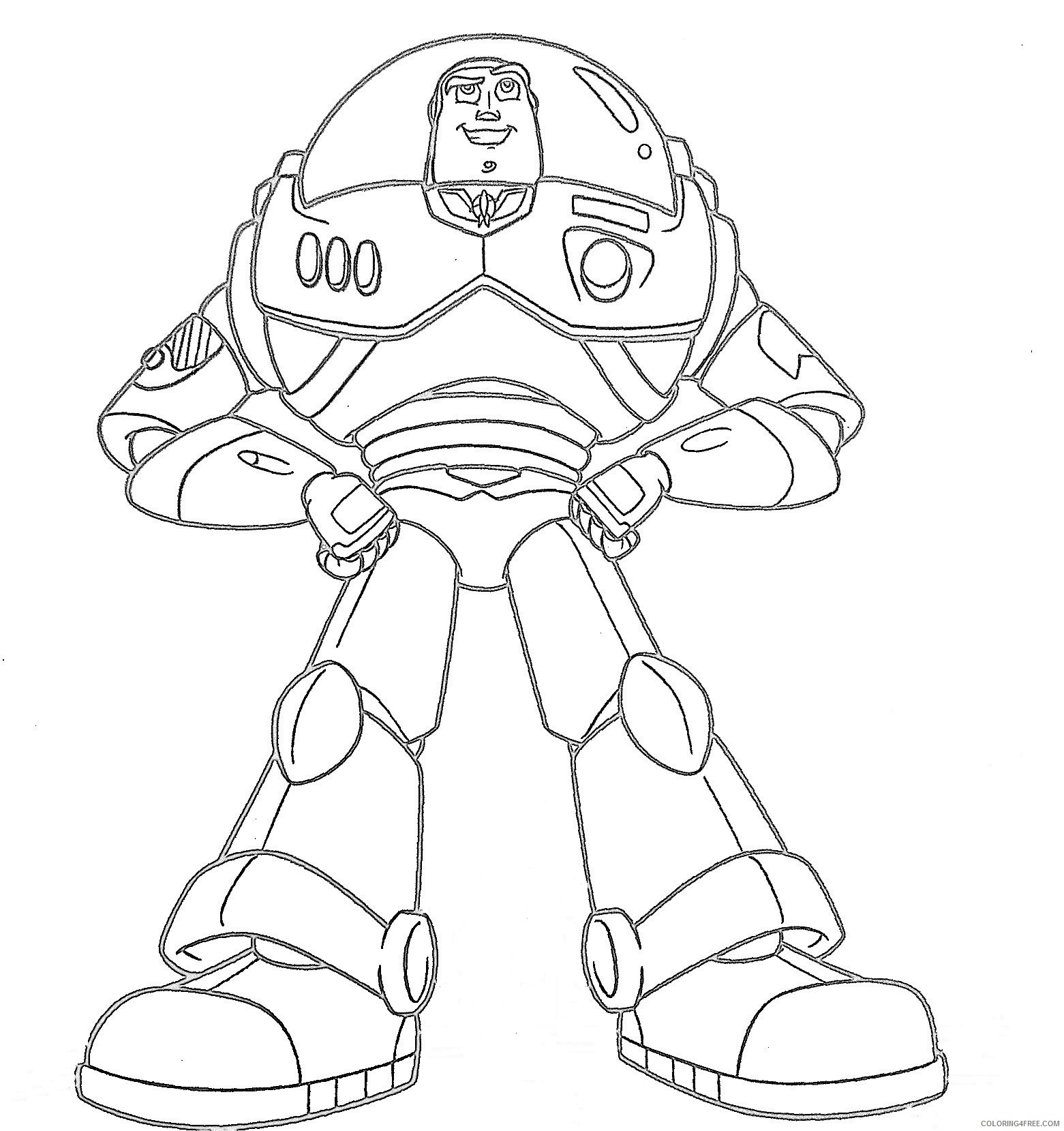 toy story buzz lightyear coloring pages Coloring4free