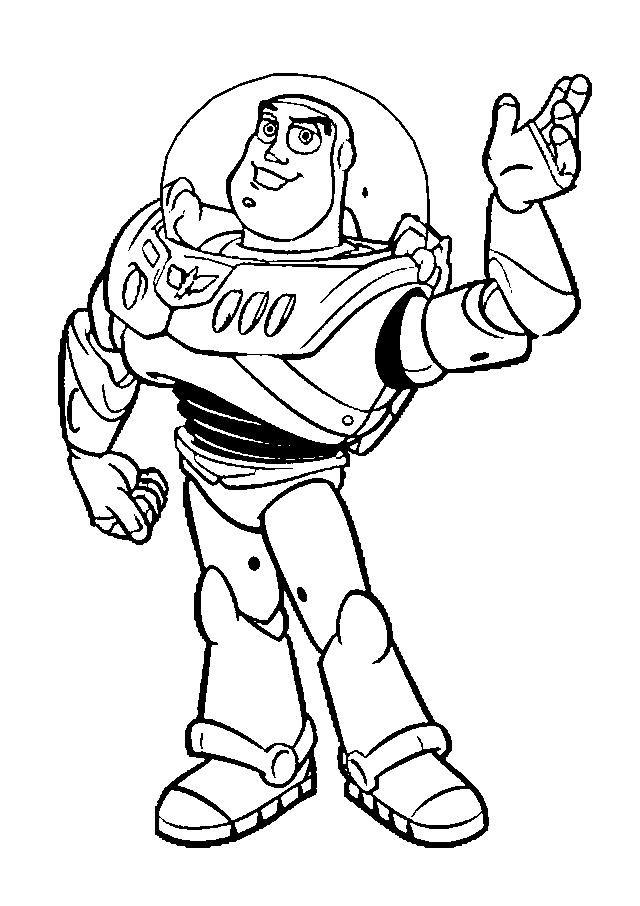 toy story coloring pages buzz lightyear Coloring4free