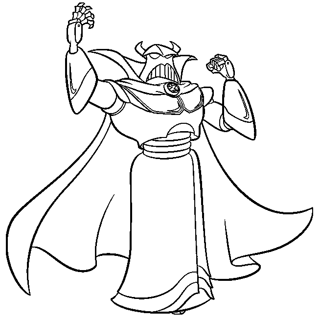 toy story coloring pages emperor zurg Coloring4free