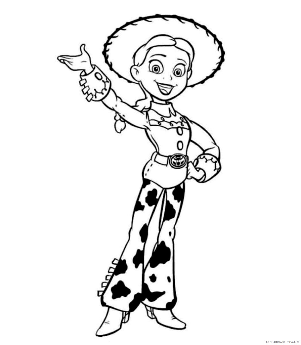 toy story coloring pages jessie Coloring4free