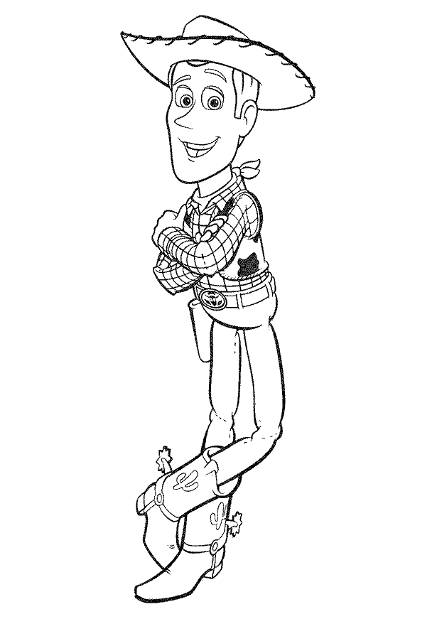toy story coloring pages woody Coloring4free