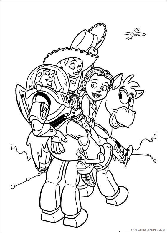 toy story coloring pages woody and friends Coloring4free