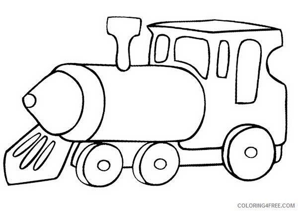 train coloring pages for preschooler Coloring4free