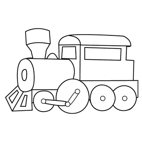 train coloring pages for toddler Coloring4free