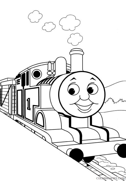 train coloring pages thomas Coloring4free