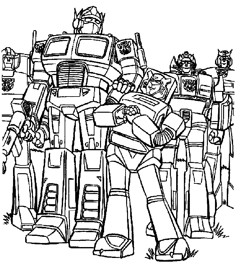 transformer coloring pages autobots Coloring4free