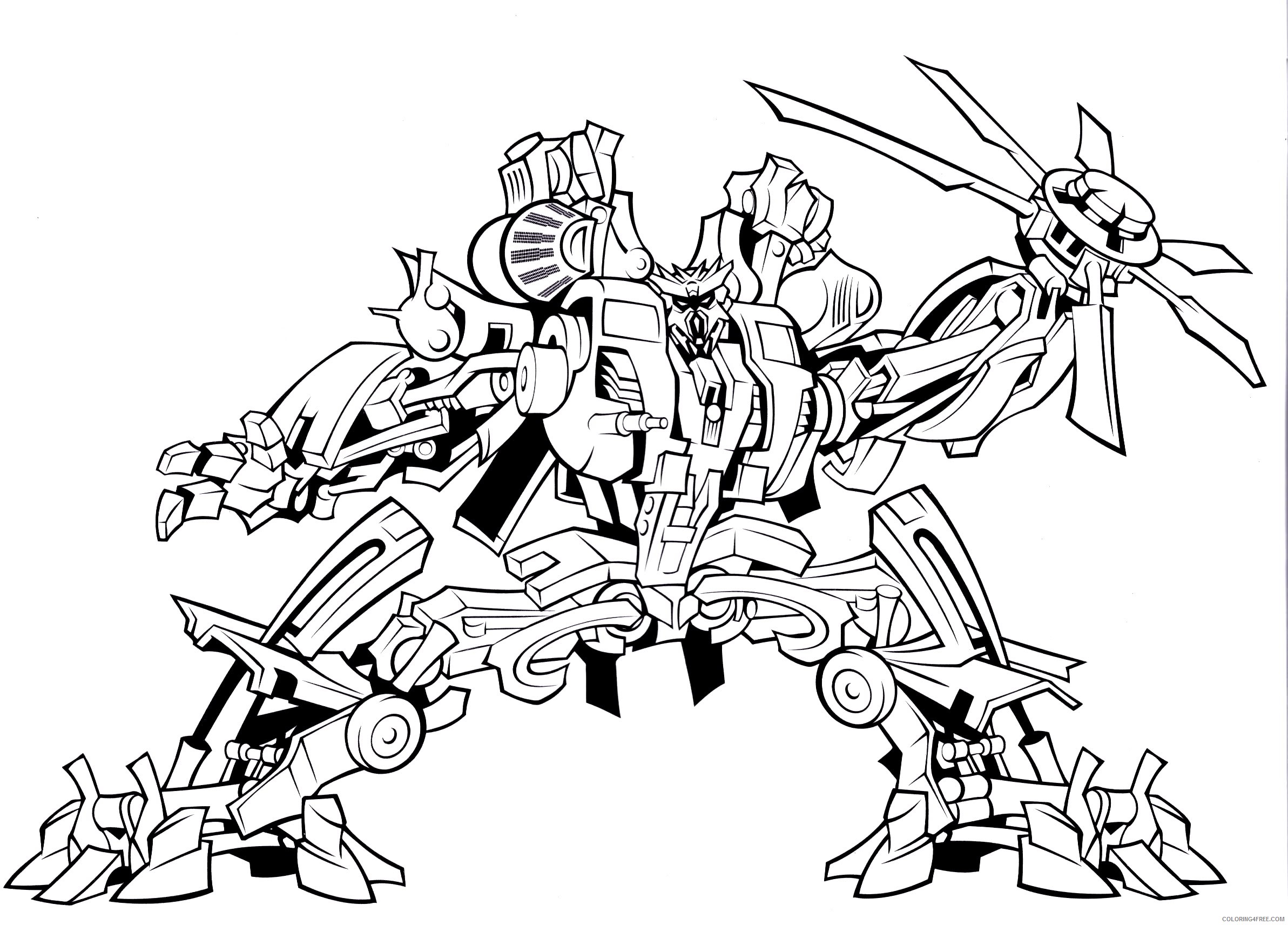 transformer coloring pages decepticon blackout Coloring4free