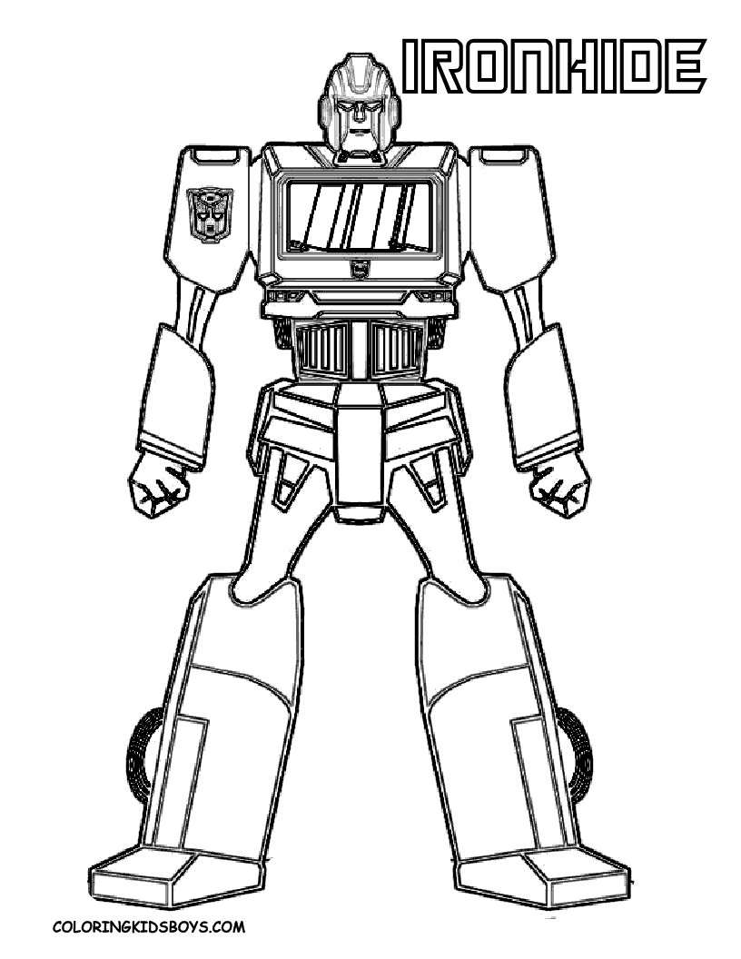transformer coloring pages ironhide Coloring4free