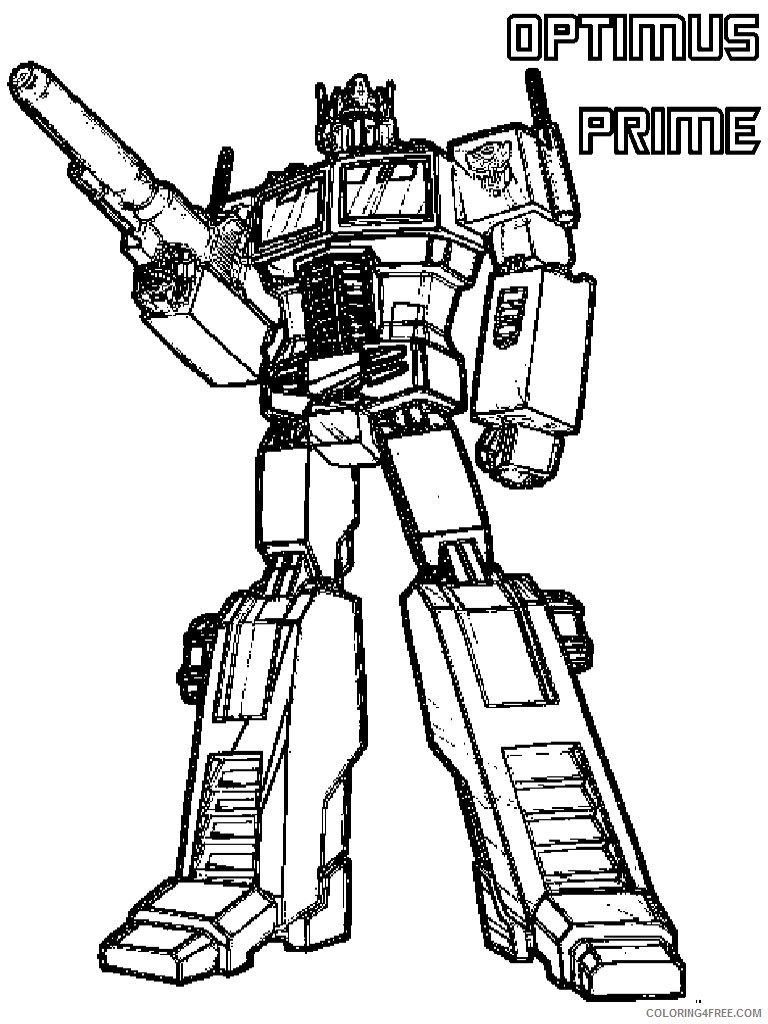 transformer coloring pages printable Coloring4free
