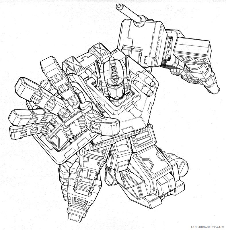 transformers optimus prime coloring pages Coloring4free
