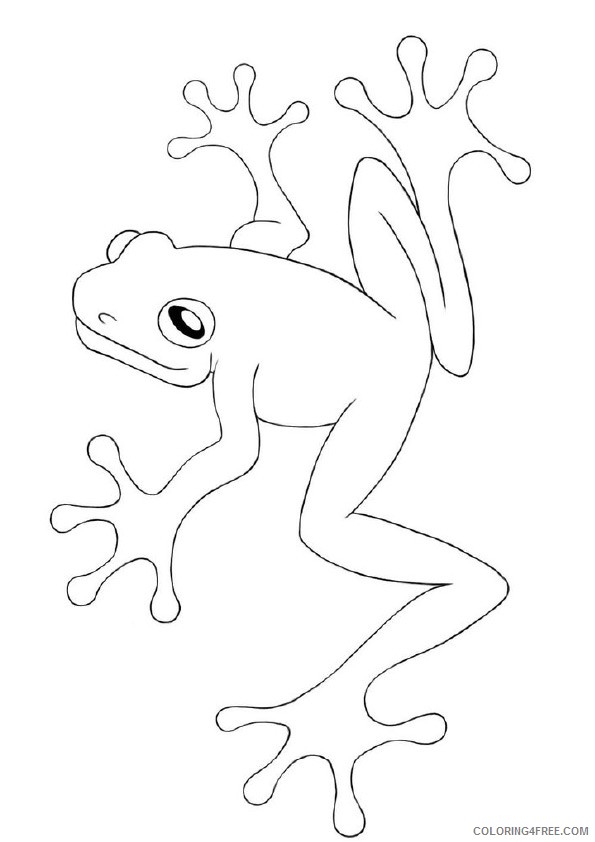 tree frog coloring pages printable Coloring4free