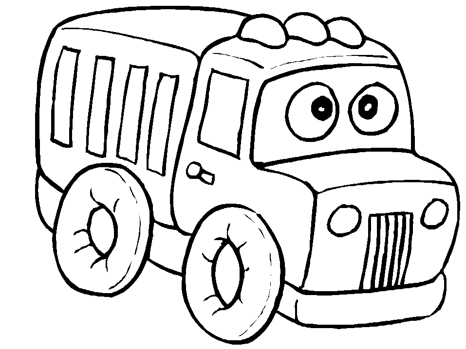 truck coloring pages for kindergarten Coloring4free