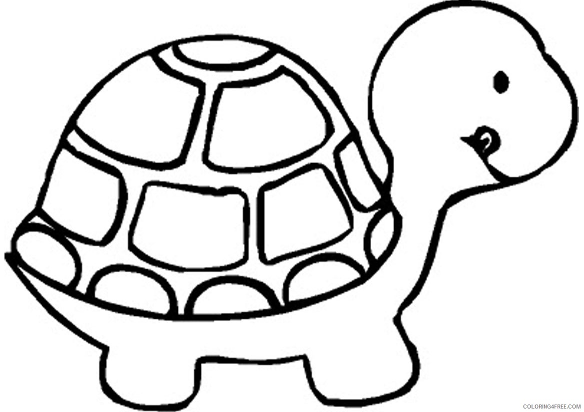 turtle coloring pages for kids Coloring4free
