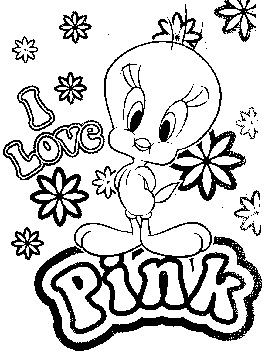 tweety bird coloring pages for girls Coloring4free