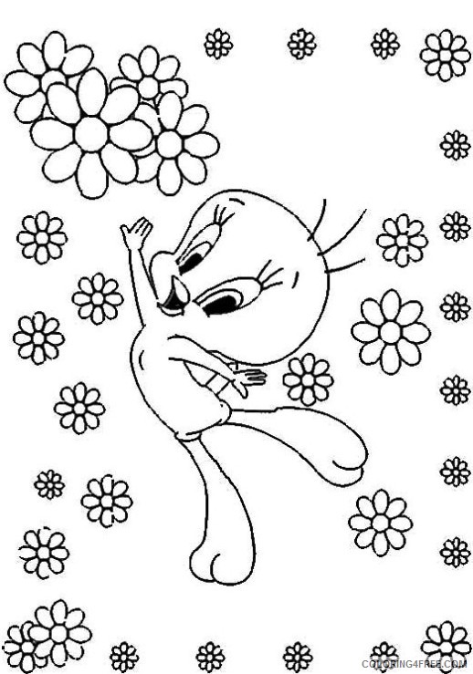 tweety bird coloring pages for kids Coloring4free